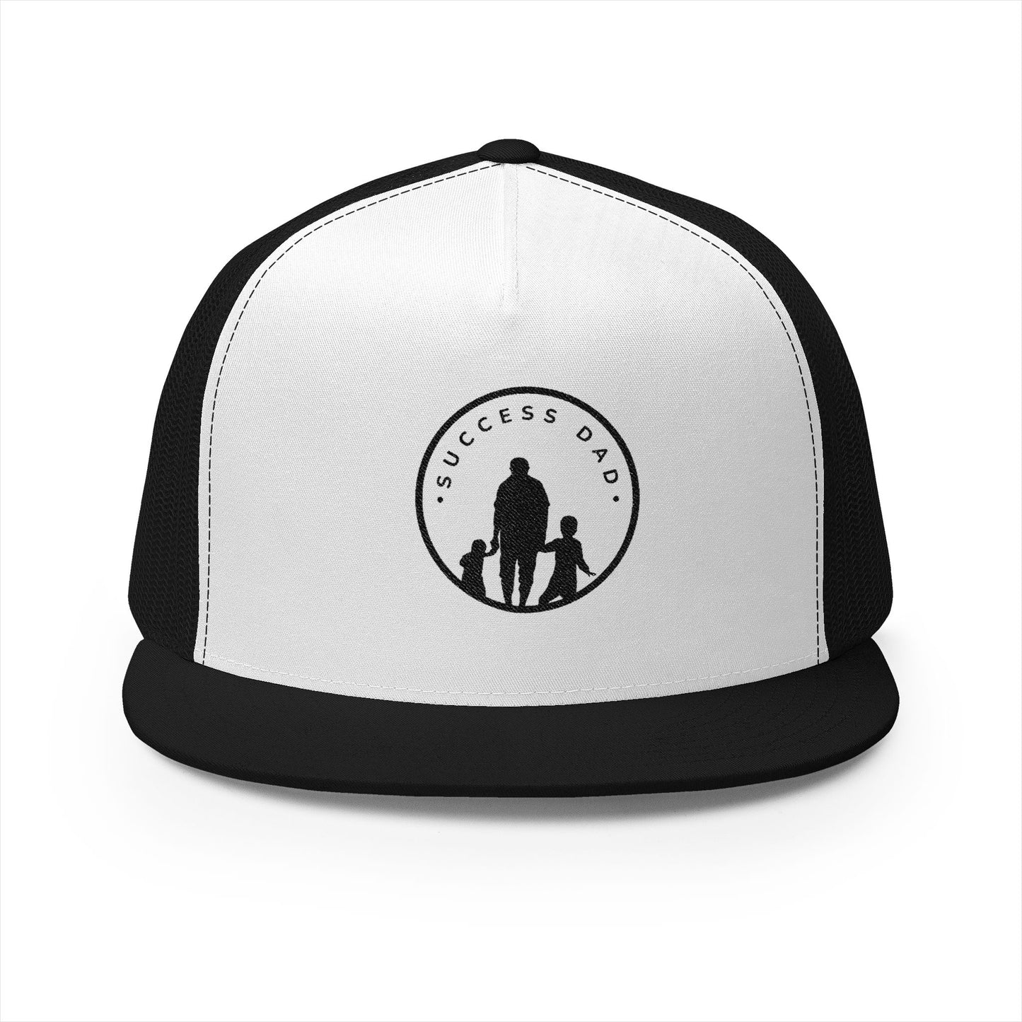 #1 Success Dad Rugged Five-Panel Trucker Cap