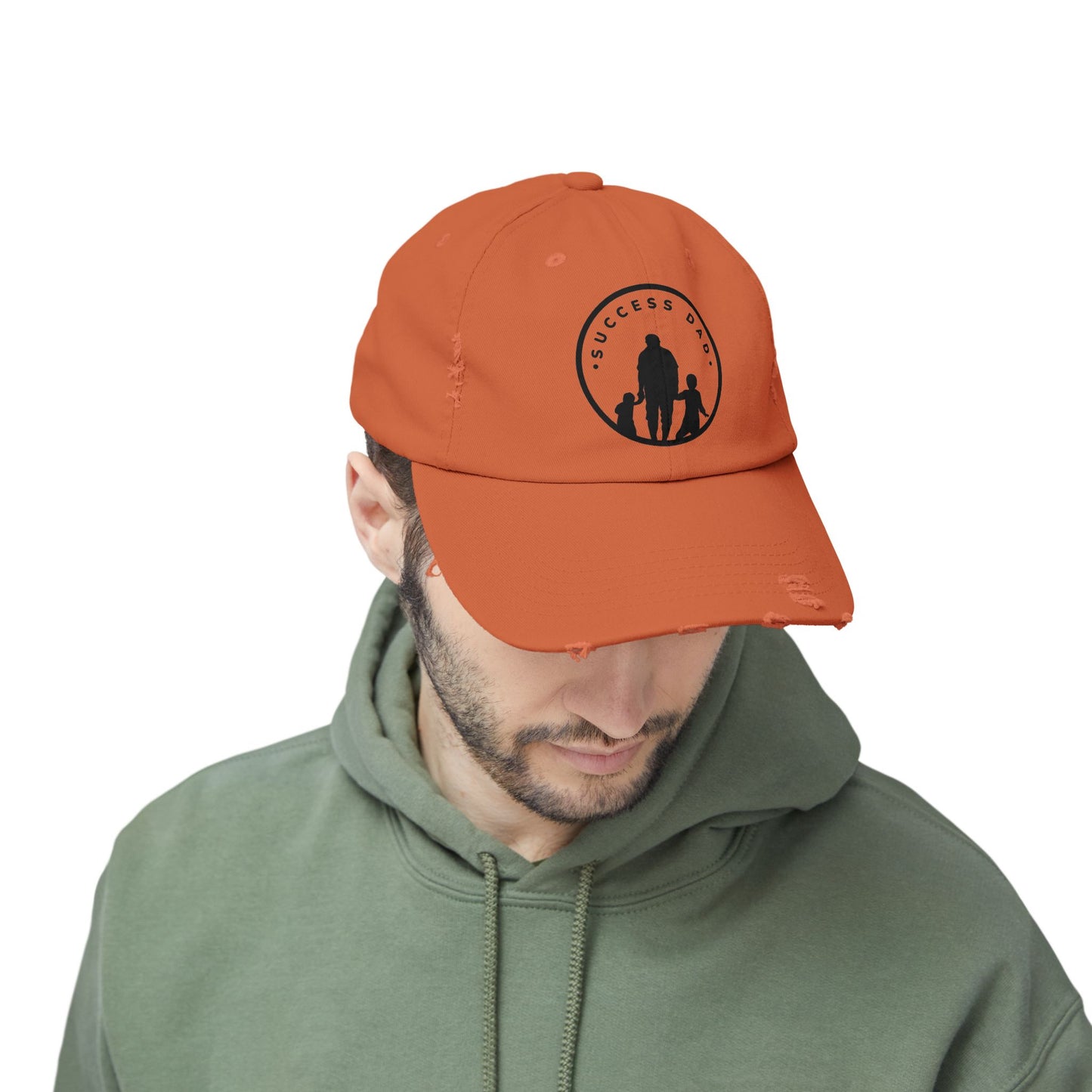 #1 Success Dad Distressed Cap celebrates, empowers, and honors the true essence of fatherhood.