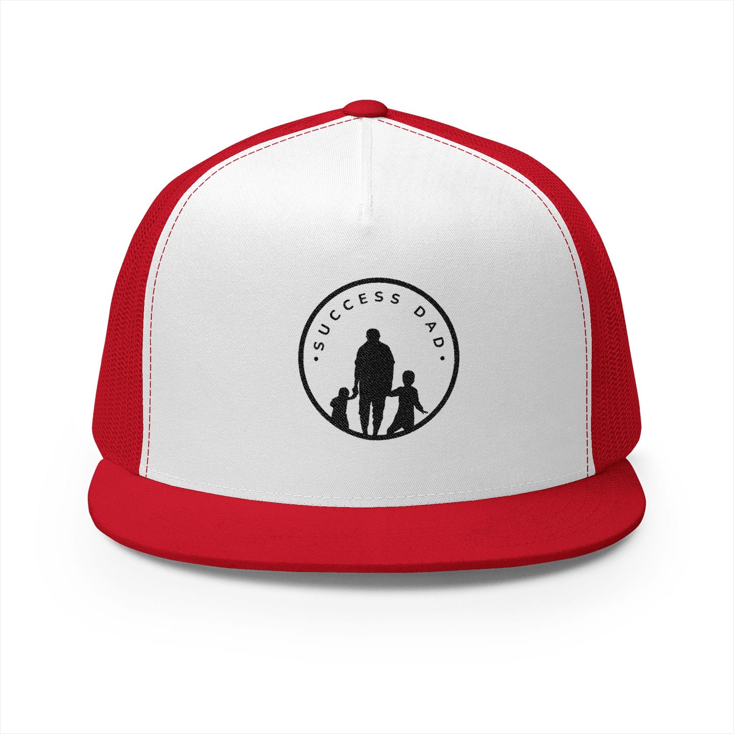 #1 Success Dad Rugged Five-Panel Trucker Cap