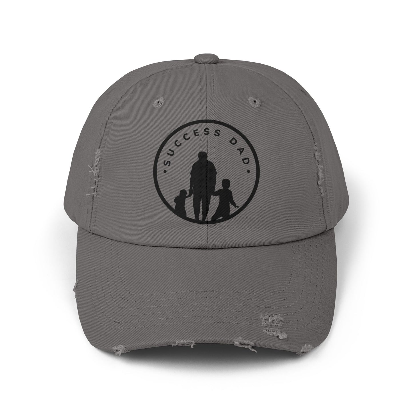 #1 Success Dad Distressed Cap celebrates, empowers, and honors the true essence of fatherhood.