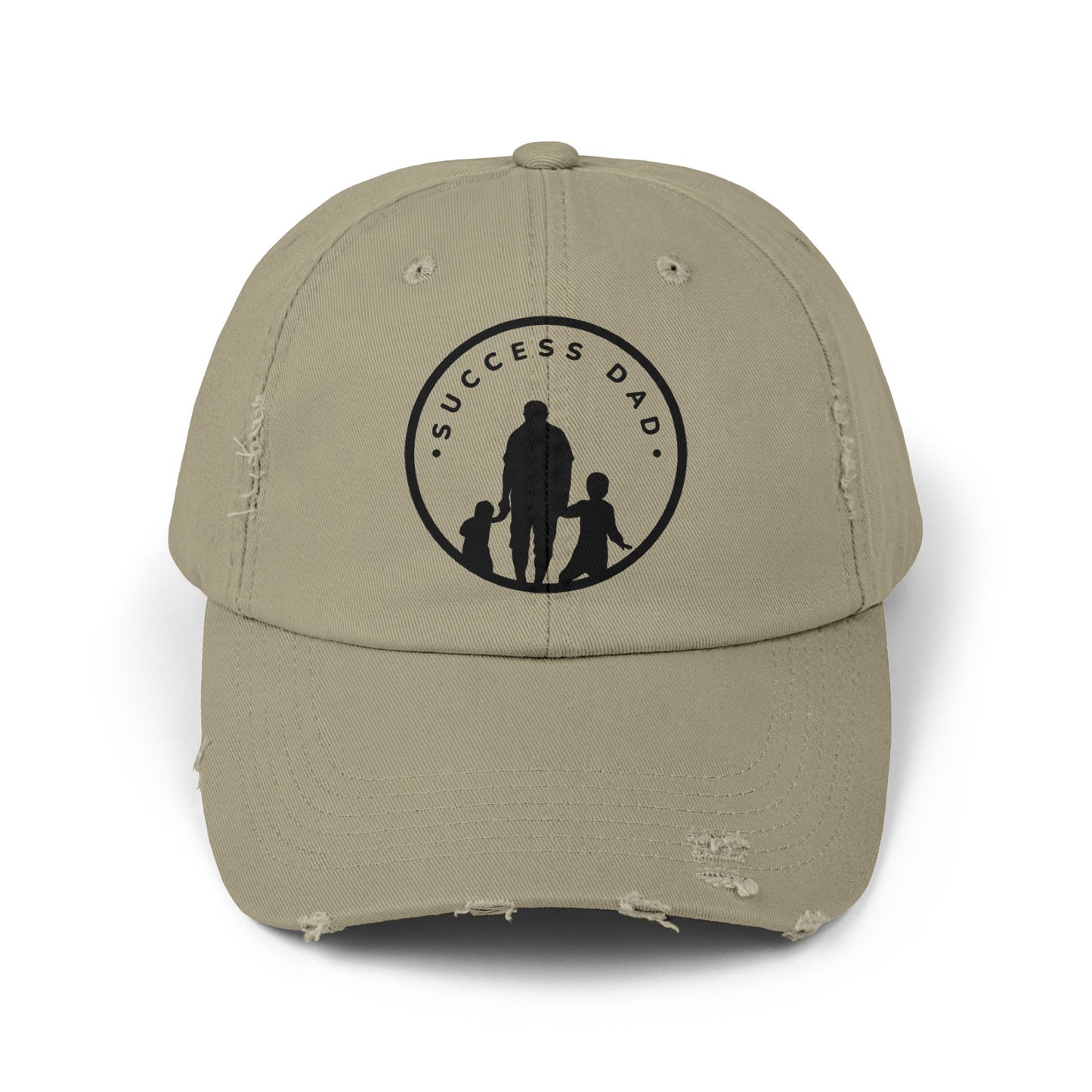 #1 Success Dad Distressed Cap celebrates, empowers, and honors the true essence of fatherhood.