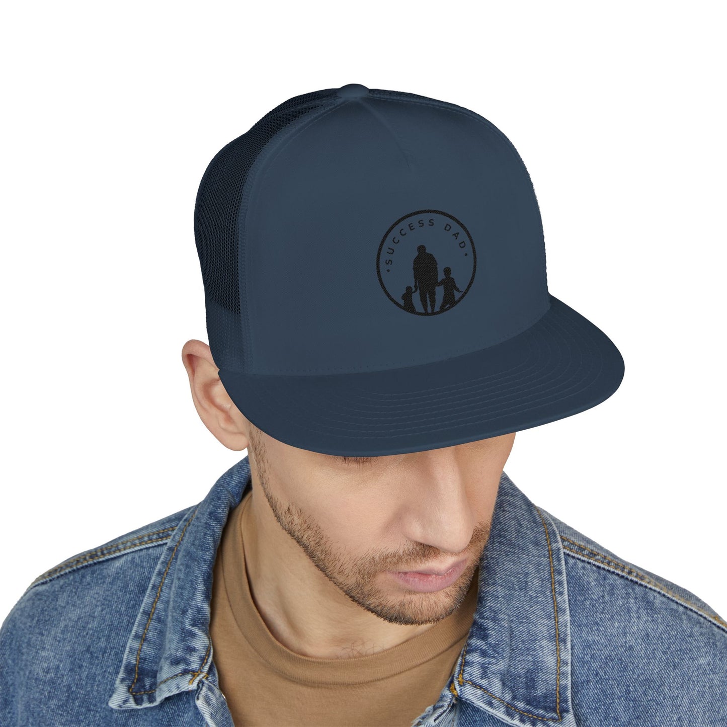#1 Success Dad Rugged Five-Panel Trucker Cap