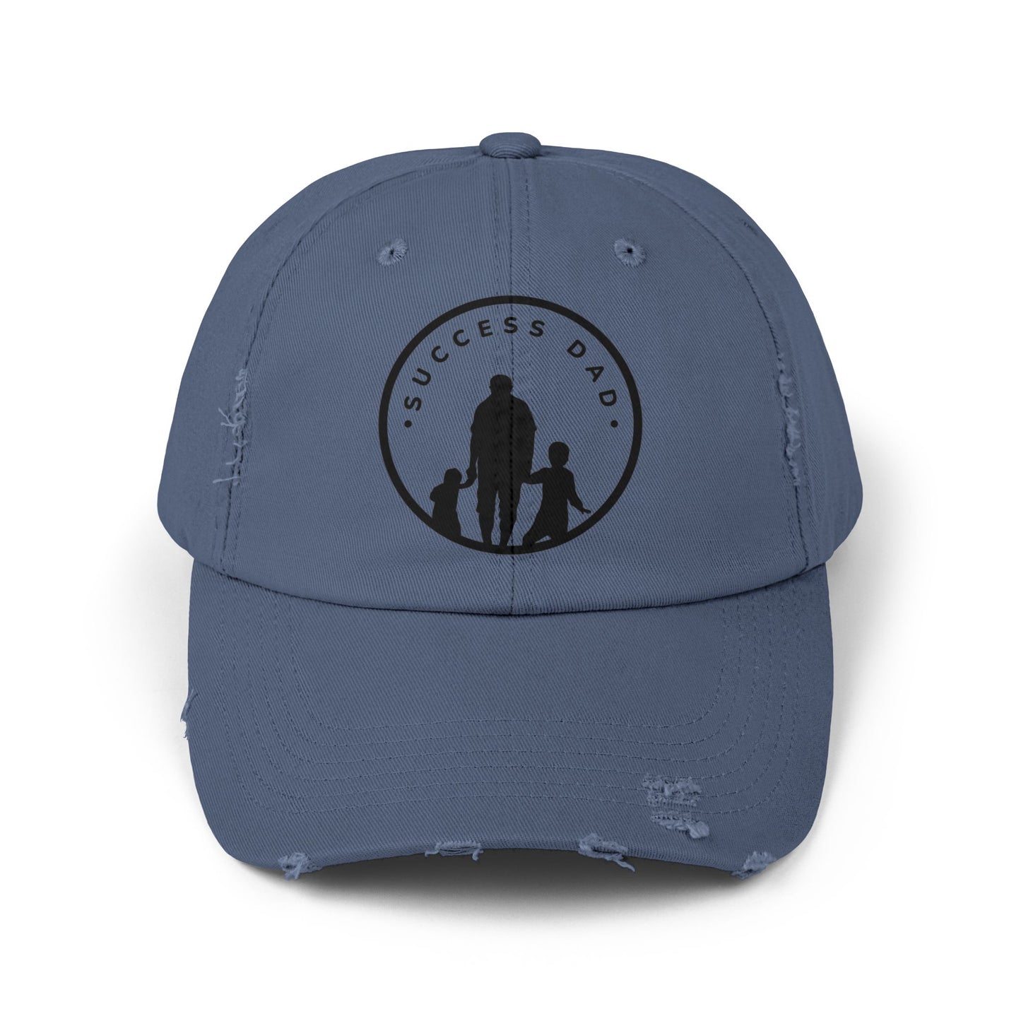 #1 Success Dad Distressed Cap celebrates, empowers, and honors the true essence of fatherhood.