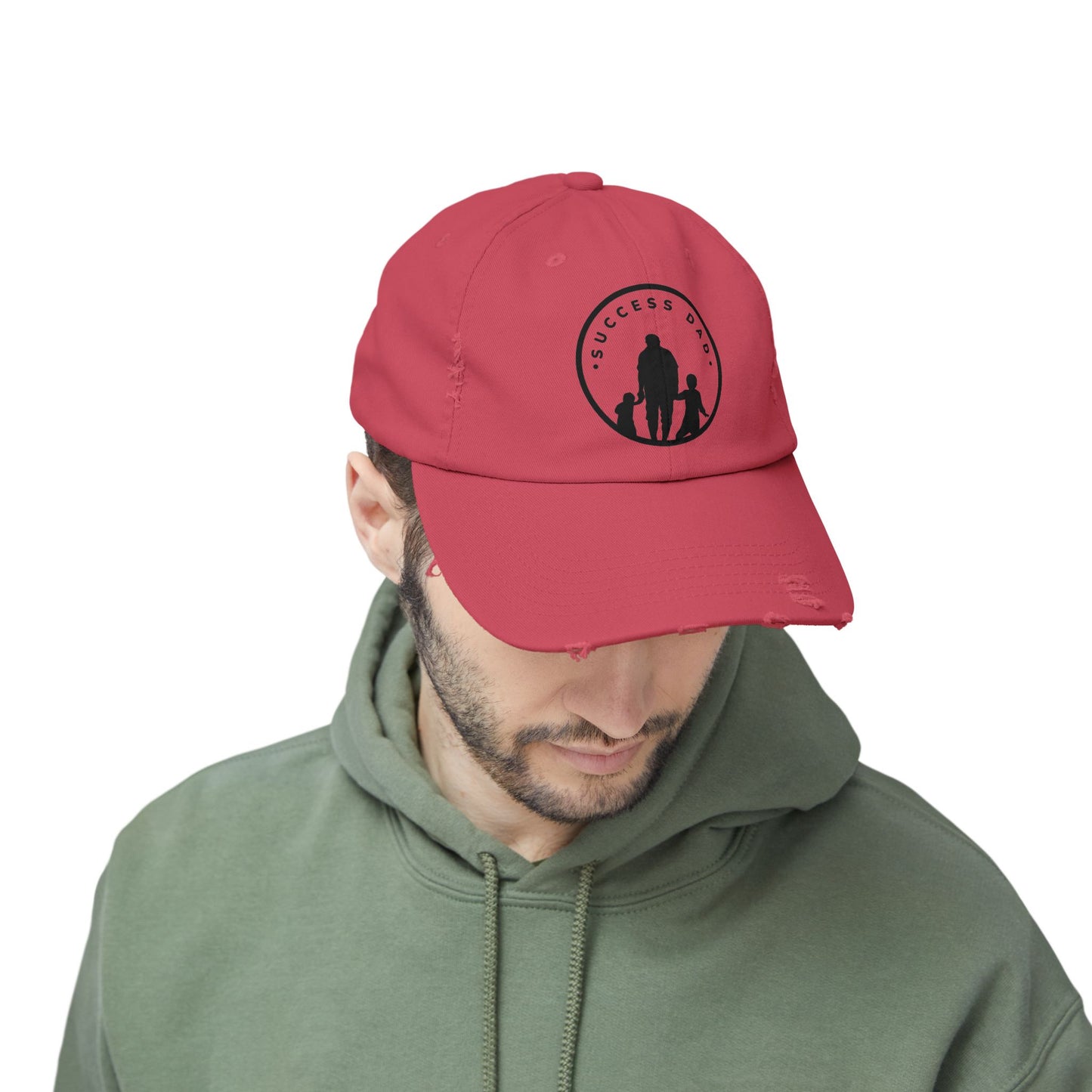 #1 Success Dad Distressed Cap celebrates, empowers, and honors the true essence of fatherhood.