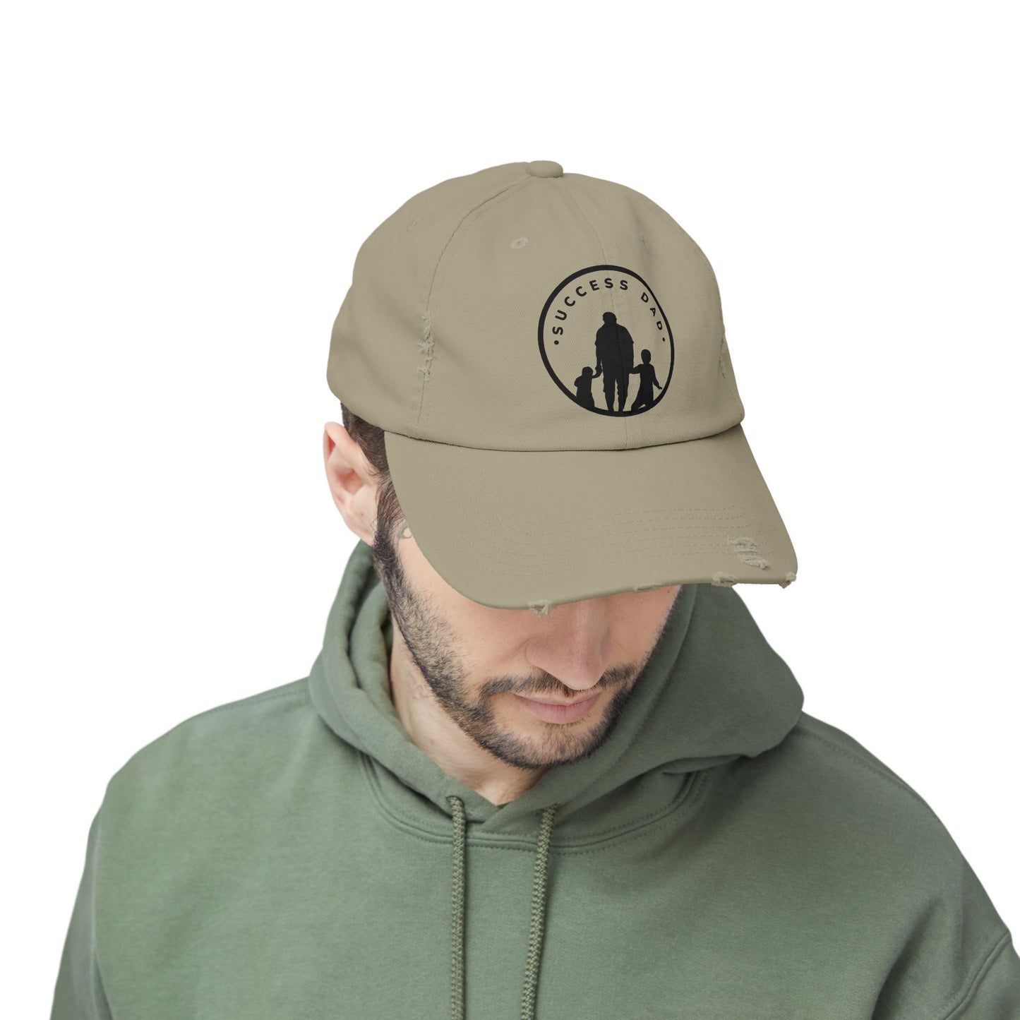 #1 Success Dad Distressed Cap celebrates, empowers, and honors the true essence of fatherhood.