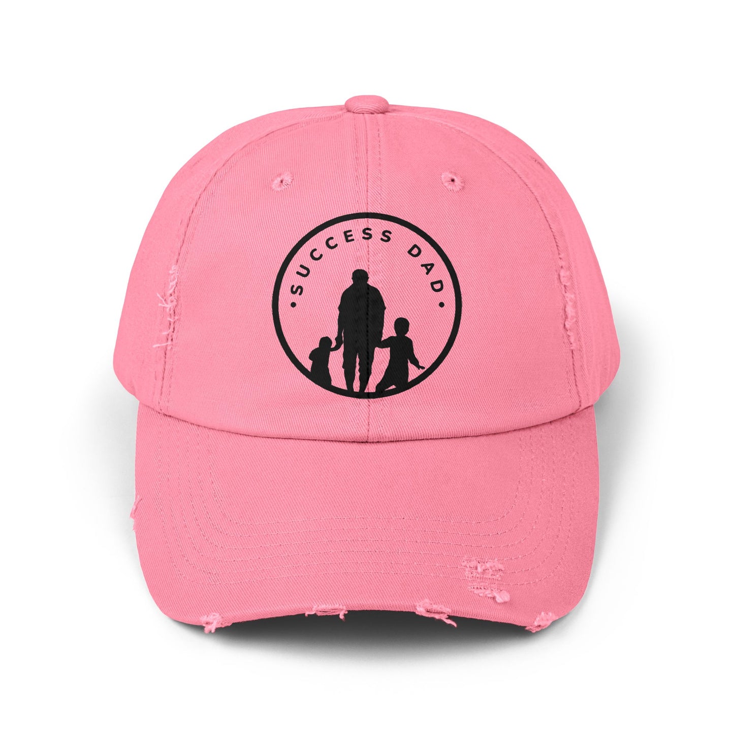 #1 Success Dad Distressed Cap celebrates, empowers, and honors the true essence of fatherhood.
