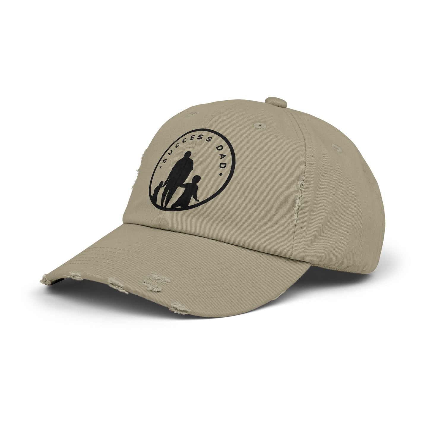#1 Success Dad Distressed Cap celebrates, empowers, and honors the true essence of fatherhood.