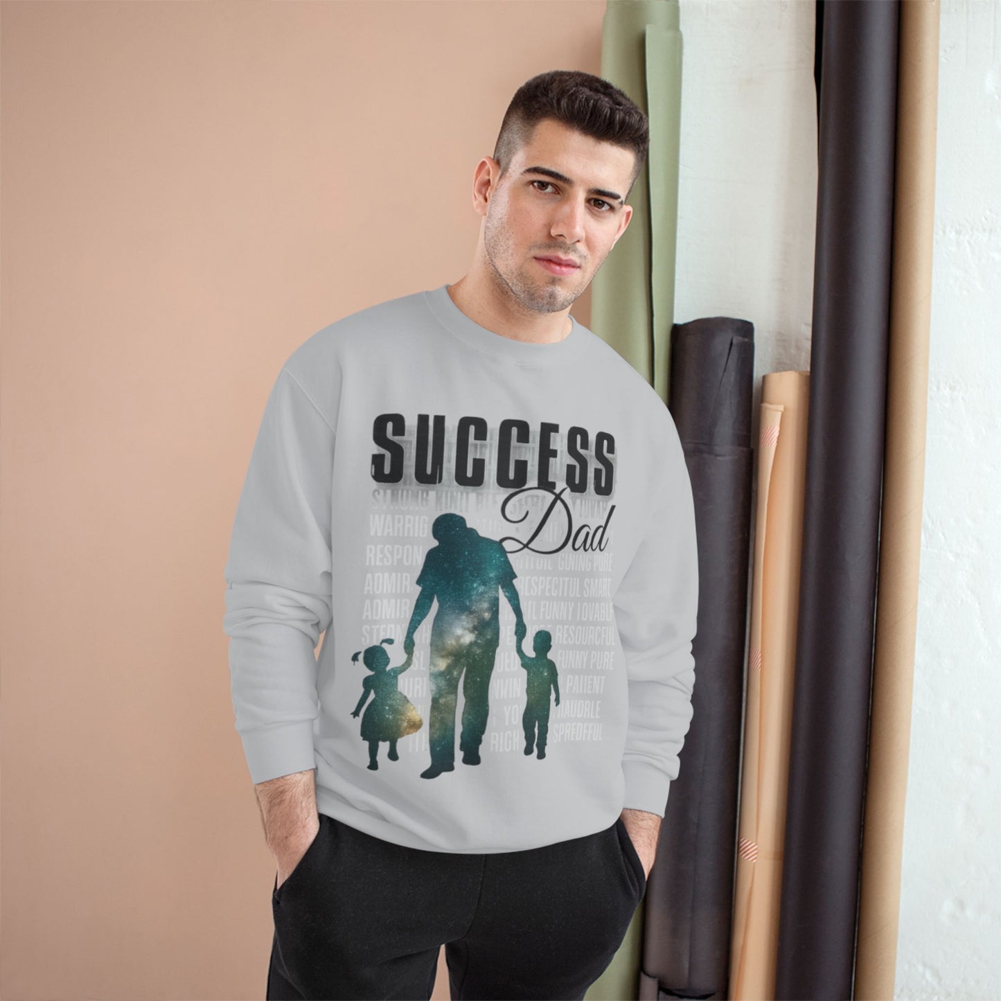 #1 Success Dad Sweatshirt celebrates, empowers, and honors the true essence of fatherhood.