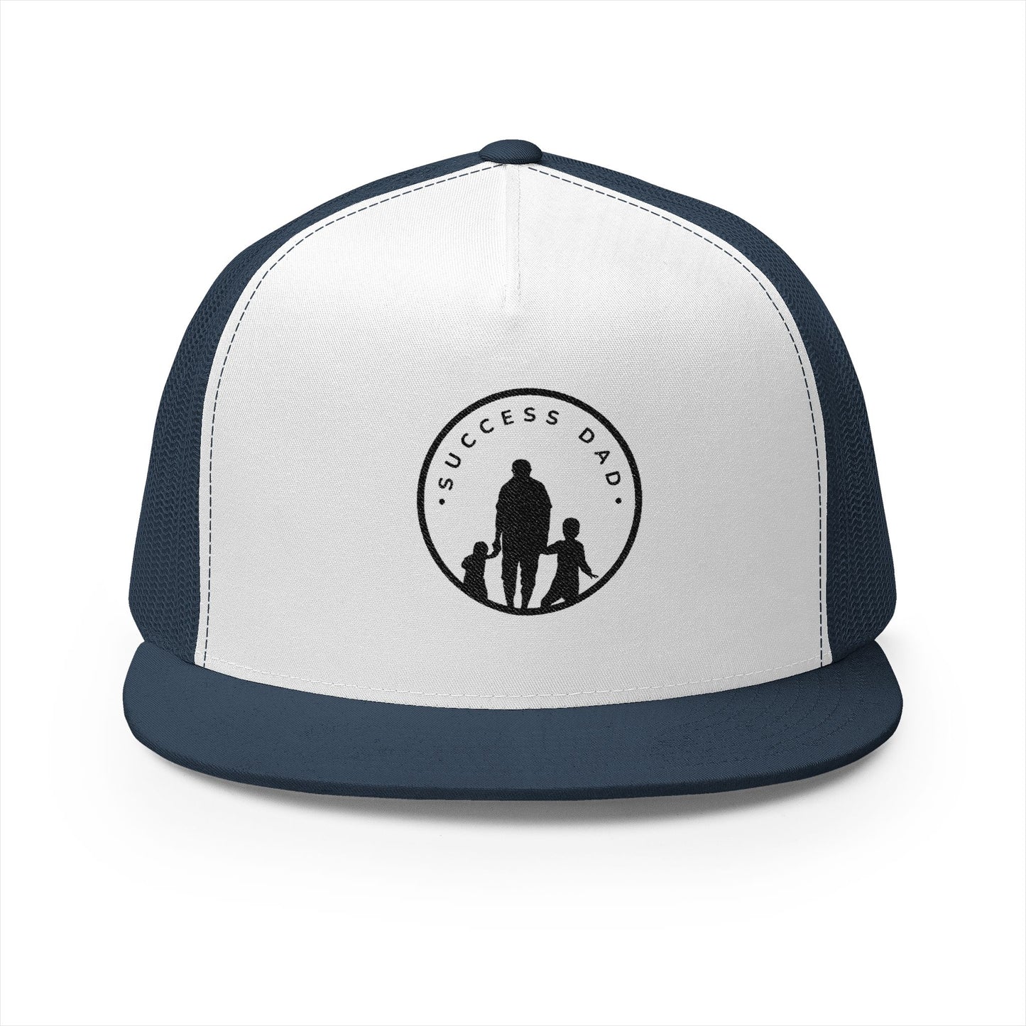 #1 Success Dad Rugged Five-Panel Trucker Cap