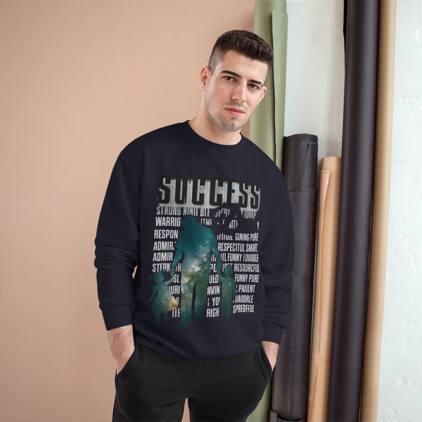 #1 Success Dad Sweatshirt celebrates, empowers, and honors the true essence of fatherhood.